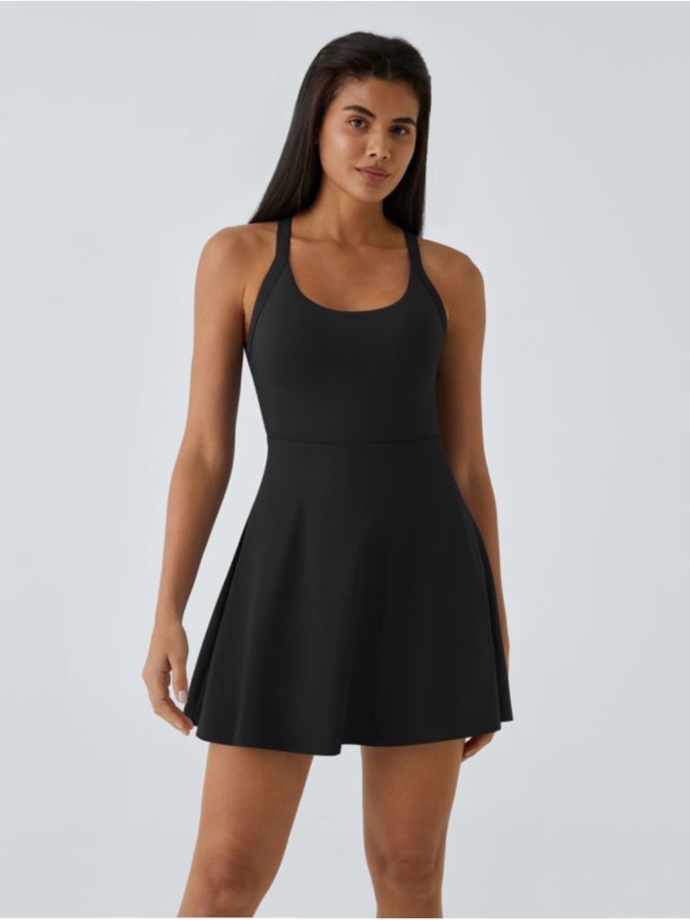 Halara Softly Zero Black Dress